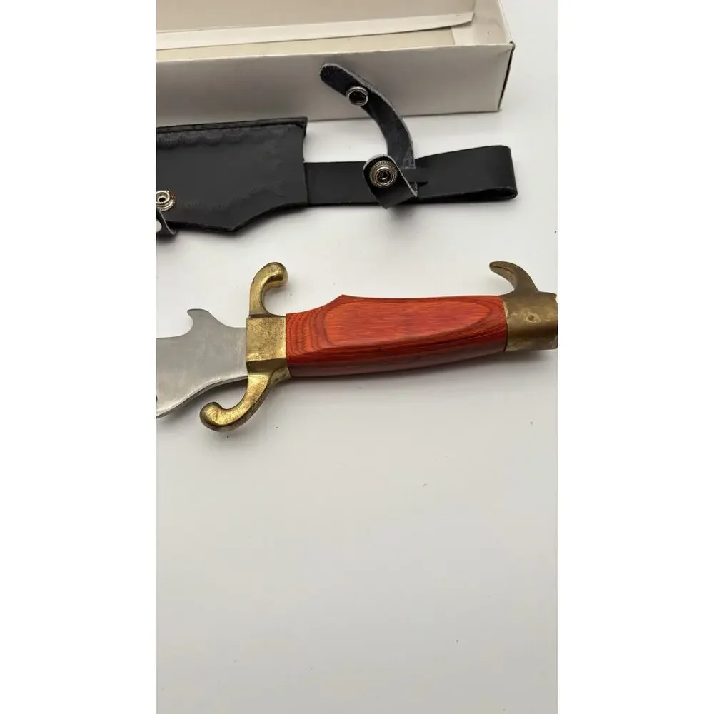 Frost Cutlery Pale Rider Bowie Knife CW-217WW WINE PAKAWOOD HANDLE